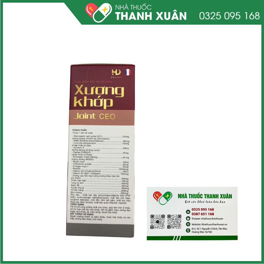 Xương khớp Joint Ceo hỗ trợ giảm triệu chứng đau khớp, khô khớp do viêm khớp, thoái hóa khớp